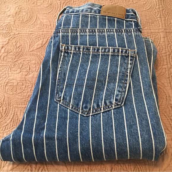 American Eagle White striped jeans - Picture 10 of 11